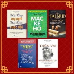 Combo sách: Thay Đổi Một Suy Nghĩ Thay Đổi Cả Cuộc Đời + Thuyết Mặc Kệ Họ + Talmud - Tinh Hoa Trí Tuệ Do Thái + Những Quyết Định Thay Đổi Cuộc Sống + Trên Vai Người Khổng Lồ