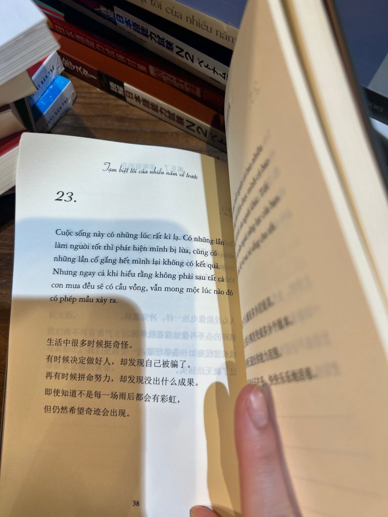 Tạm Biệt Tôi Của Nhiều Năm Về Trước ( Song ngữ Việt - Trung )