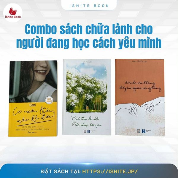 Combo: Cứ cười thôi mặc kệ đời! + Bình thản đối diện, nhẹ nhàng bước qua+ Dành năm tháng để yêu người xứng đánh