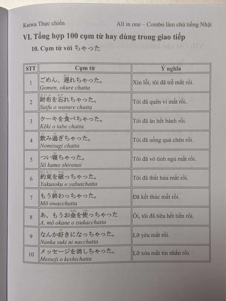 Bí Kíp Kaiwa Thực Tế Trong Đời Sống