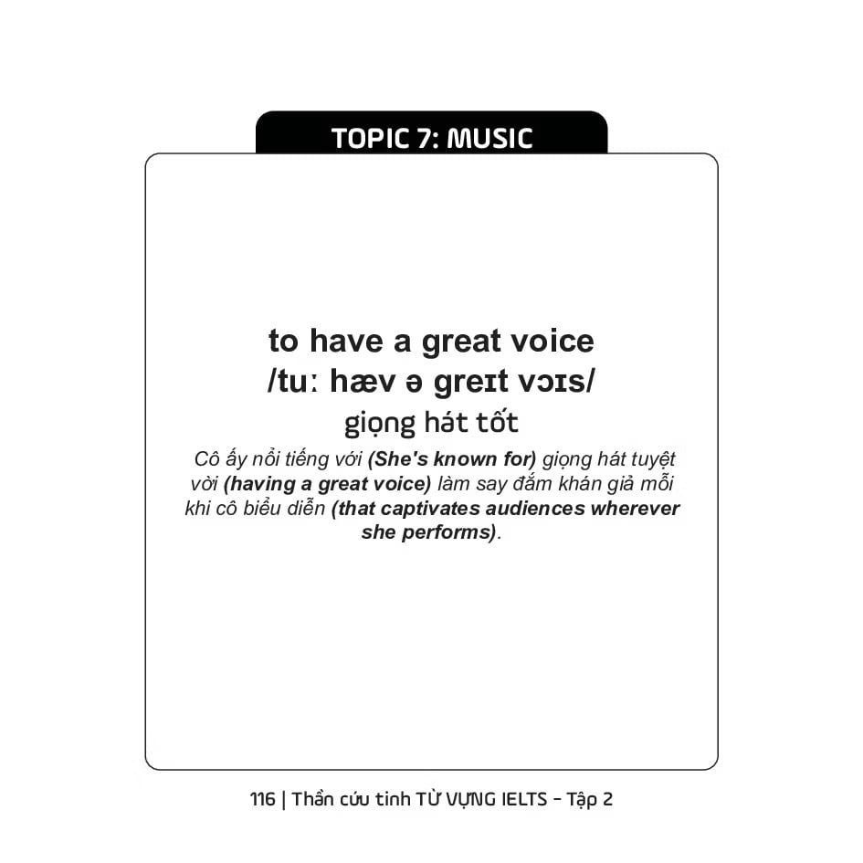 Thần Cứu Tinh Từ Vựng IELTS Kỹ Năng Nói Và Viết, IELTS Speaking & Writting Task 2, Dành Cho Band A1-B2 - Tập 2