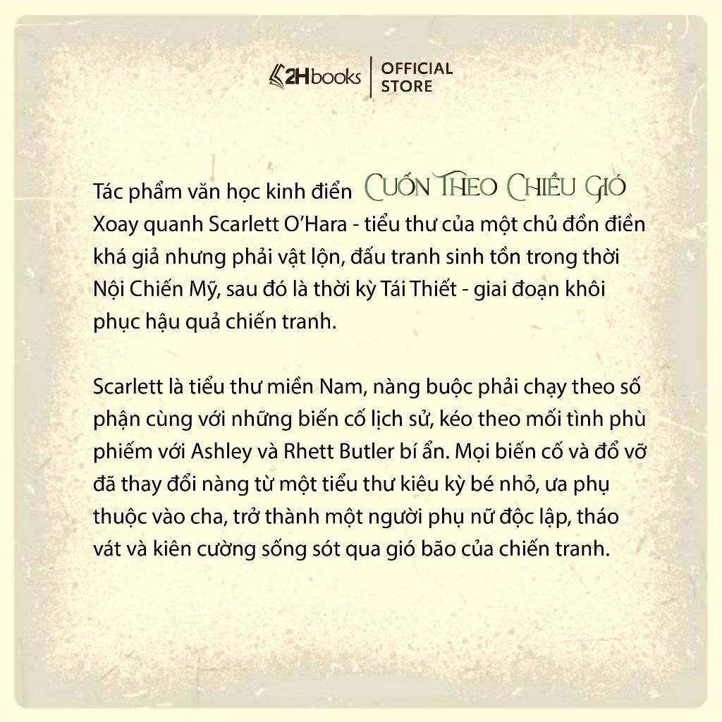 Cuốn Theo Chiều Gió - Gone With The Wild - Bìa Cứng