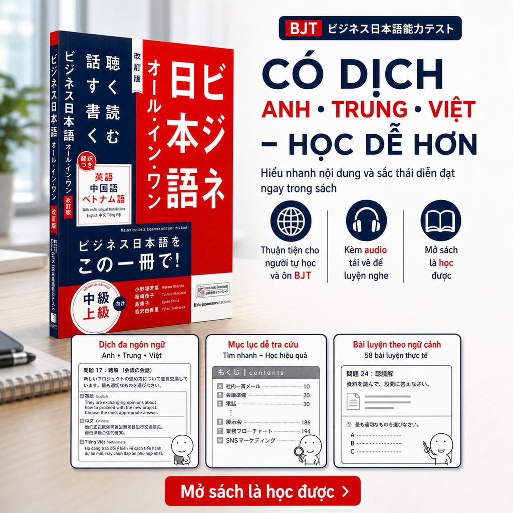 BJT all in one (nghe nói đọc viết)