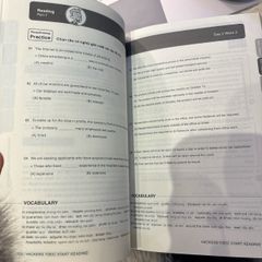 Combo sách: Hacker Toeic (Bộ 3 Tập) + Tự Học 600 Từ Vựng Toeic + Toeic 550