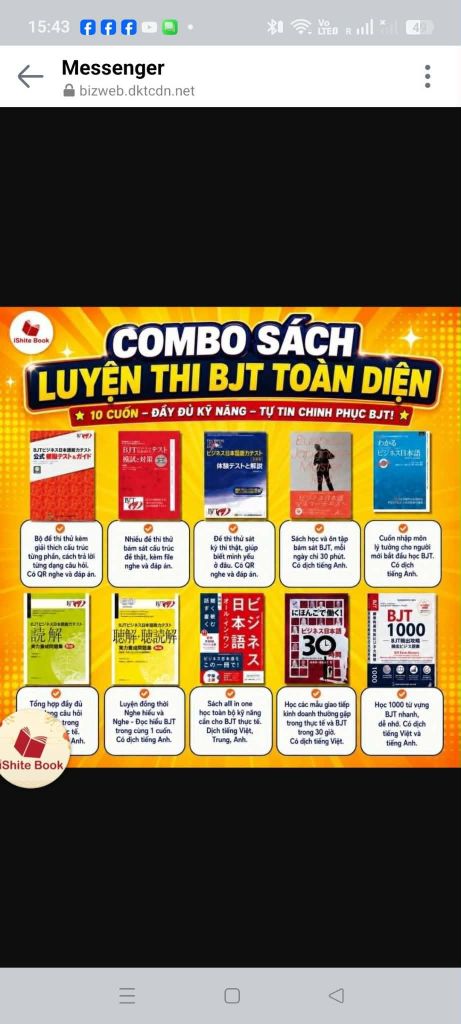 Combo BJT 10 quyển học thi toàn diện