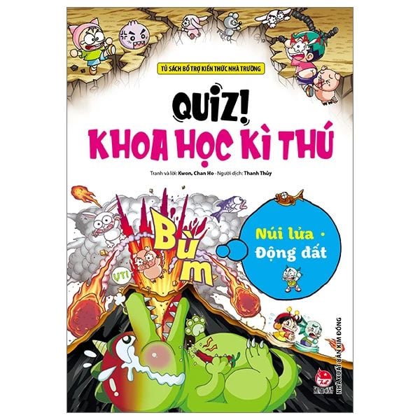 Ehon Nhật Bản - Quiz! Khoa Học Kì Thú - Núi Lửa Động Đất