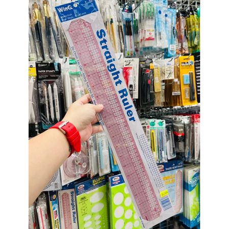 Thước Nhựa Kỹ Thuật Thẳng WinQ Dài 50cm