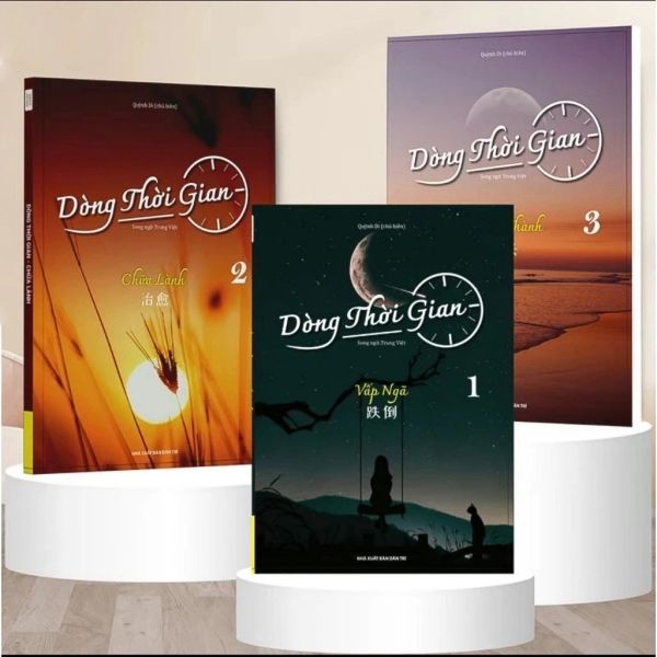 Bộ sách song ngữ Trung Việt - Dòng Thời Gian 3 Tập