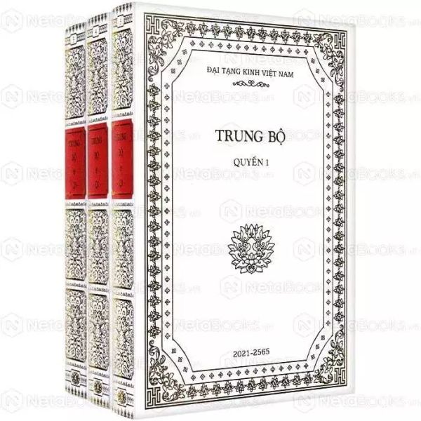 Trọn bộ 3 quyển Kinh Trung Bộ - HT Thích Minh Châu (màu trắng, bìa cứng)