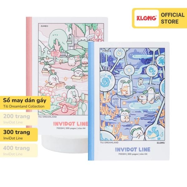 Sổ kẻ ngang  A4 -300 ( Klong )