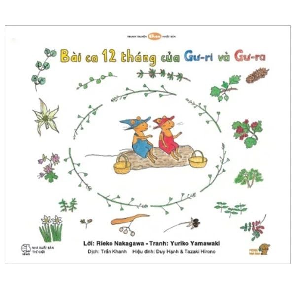 Ehon Nhật Bản - Bài Ca 12 Tháng Của Gư-Ri Và Gư-Ra