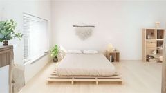 Giường Pallet Chân Cao 10cm , Chân Hở