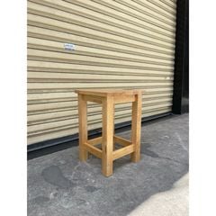 Ghế Đôn, Ghế Gỗ Cao Su Vuông Cao 44cm Gọn Nhẹ , Bền Đẹp