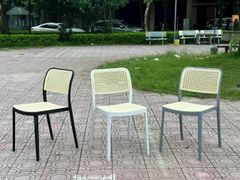 Ghế Nhựa Đúc Holly Giả Mây Không Tay