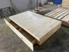 Giường Pallet Hộc Chân Cao 28cm