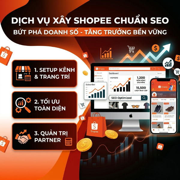  Dịch Vụ Xây Kênh Shopee Chuẩn SEO 