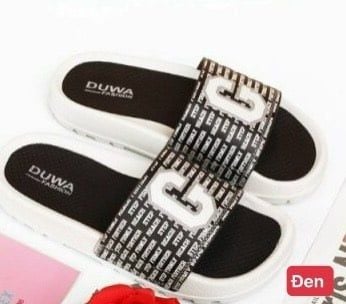 DÉP NHẸ DH209-3 CHỮ G DUWA - NỮ - ĐEN