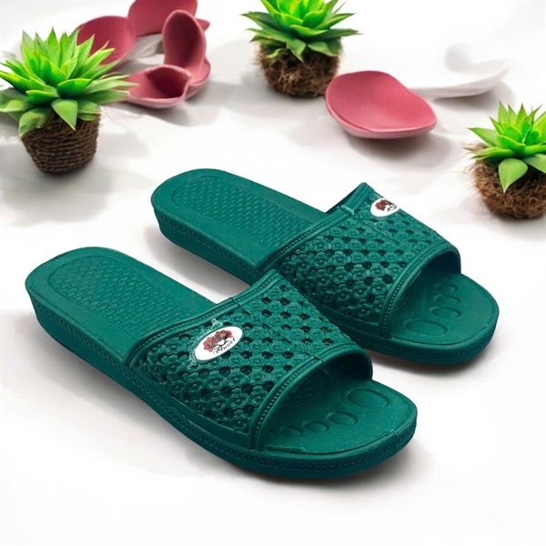 DÉP NHỰA NỮ NỮ TRƠN LỖ 175 - RÊU