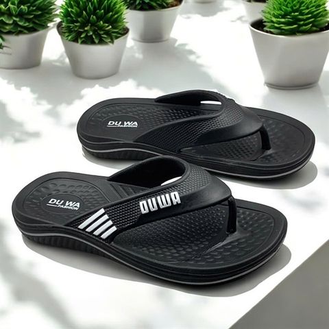  KẸP NHẸ DH89-1 4 SỌC DUWA DUWA - NỮ - ĐEN 