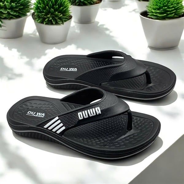 KẸP NHẸ DH89-1 4 SỌC DUWA DUWA - NỮ - ĐEN
