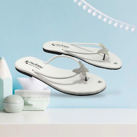  KẸP SI NỮ KB XOÀN BƯỚM TRẮNG POLO 507 