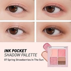 Phấn Mắt 4 Ô Peripera Ink Pocket Shadow Palette 6G (01/2028)