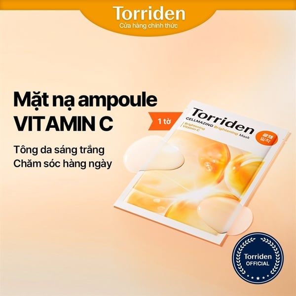 Mặt Nạ Sáng Da Torriden Brightening Vitamin C 26ml