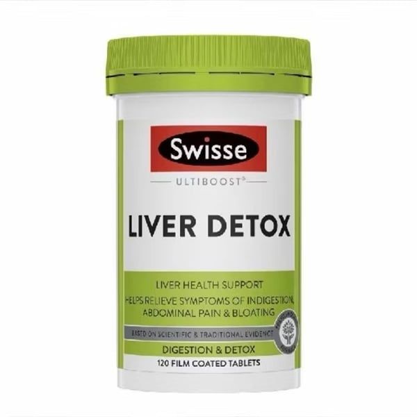Viên Uống Bổ Gan Và Giải Độc Swisse Liver Detox 120V (01/2027)