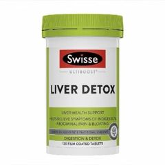 Viên Uống Bổ Gan Và Giải Độc Swisse Liver Detox 120V (01/2027)