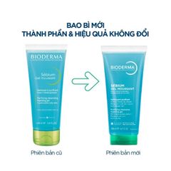 (NK) Gel Rửa Mặt Bioderma Sebium Gel Moussant 200ml (03/2029)
