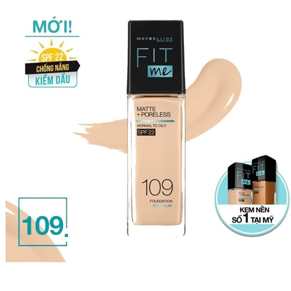 KEM NỀN MAYBELLINE FIT ME MATTE+ PORELESS 30ML