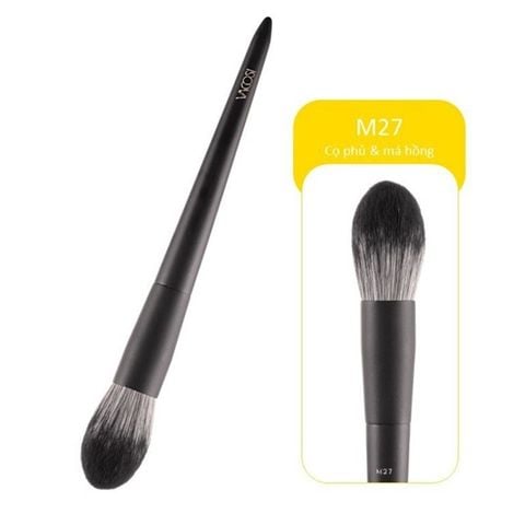 M27 - Cọ Phủ Phấn & Má Hồng Đầu Tròn Vacosi Blush & Powder Brush