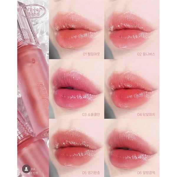 Son Bóng Peripera Water Bare Tint 3.7g (09/2025)