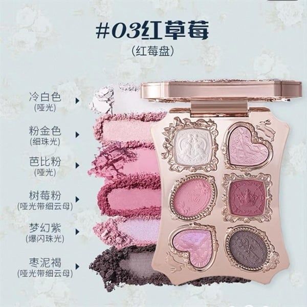 Phấn Mắt 6 Ô Flower Knows BST Thỏ Bunny Garden (01/2029)