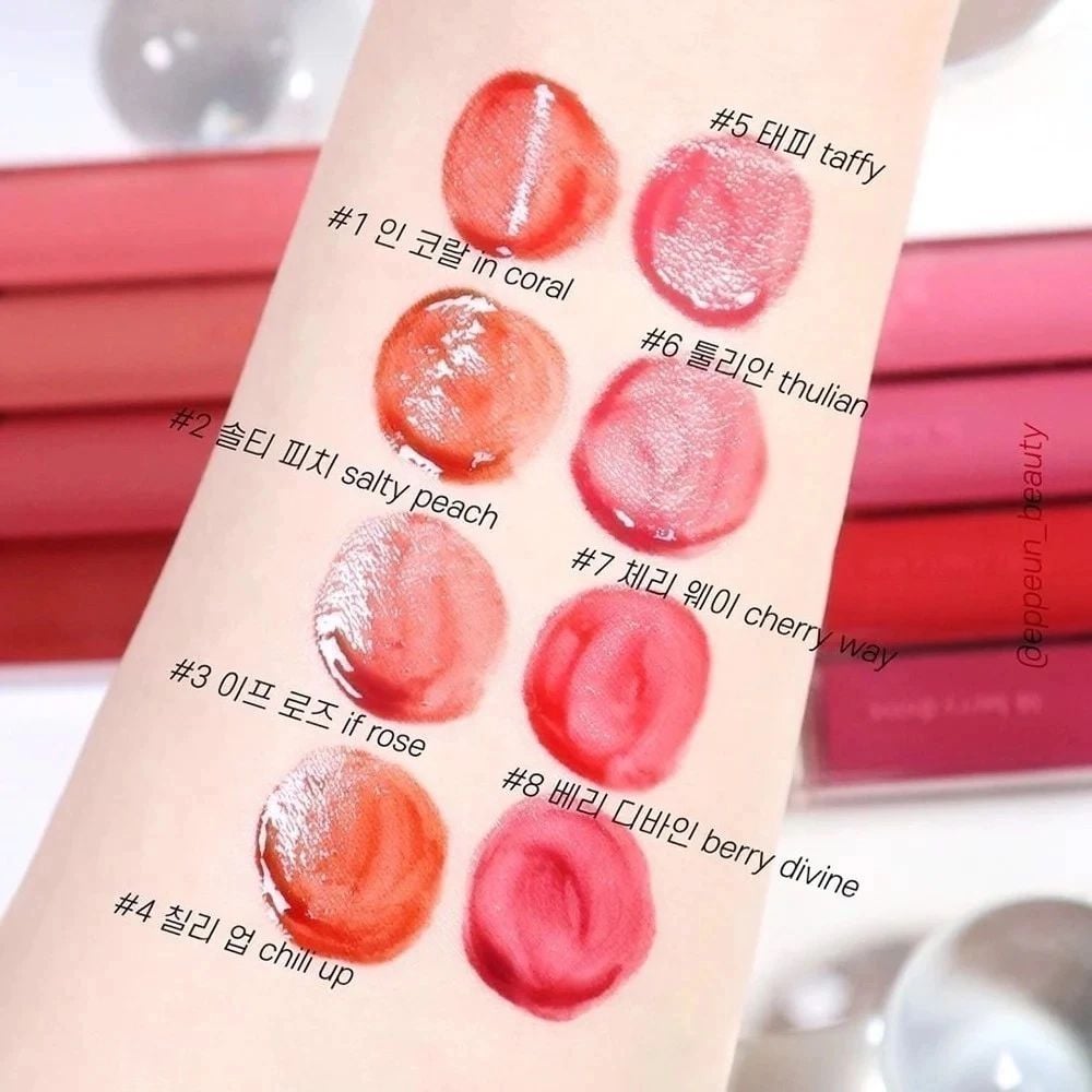 Son tint bóng Romand Dewy-ful Water Tint 5g