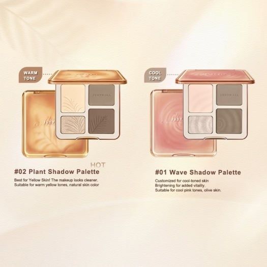 Bảng Tạo Khối JUDY DOLL 4 Ô Highlight & Contour Palette 9g