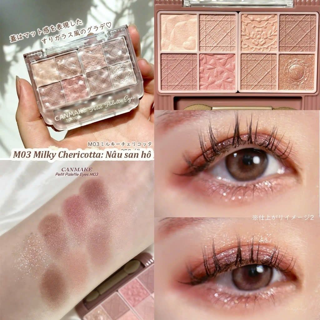 Bảng Phấn Mắt Canmake 8 Ô Petit Palette Eyes