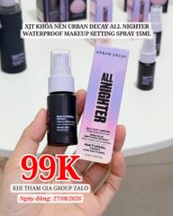 Xịt Khóa Nền Urban Decay All Nighter Waterproof Makeup Setting Spray