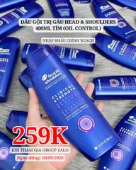 Dầu Gội Trị Gàu Head & Shoulders 400ml