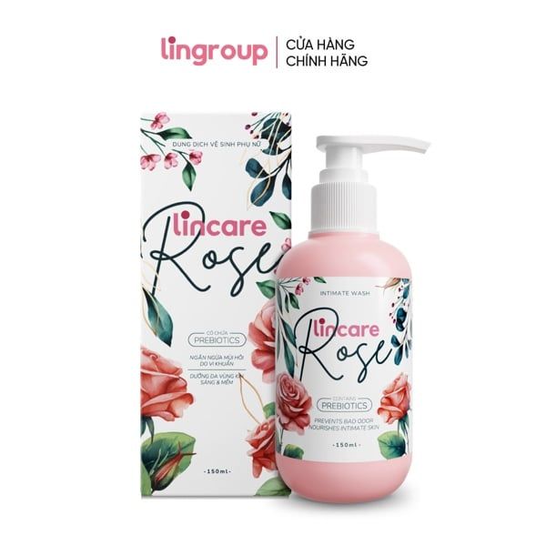 Dung Dịch Vệ Sinh Phụ nữ & CNS Lincare Rose 150ml (08/2027)