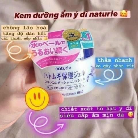 Kem Dưỡng Ẩm Trắng Da Hatomugi Nhật 180g (05/2028)