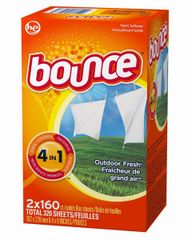 Giấy Thơm Áo Quần Bounce Outdoor Fresh Dryer 400 Tờ ( 05/2028)