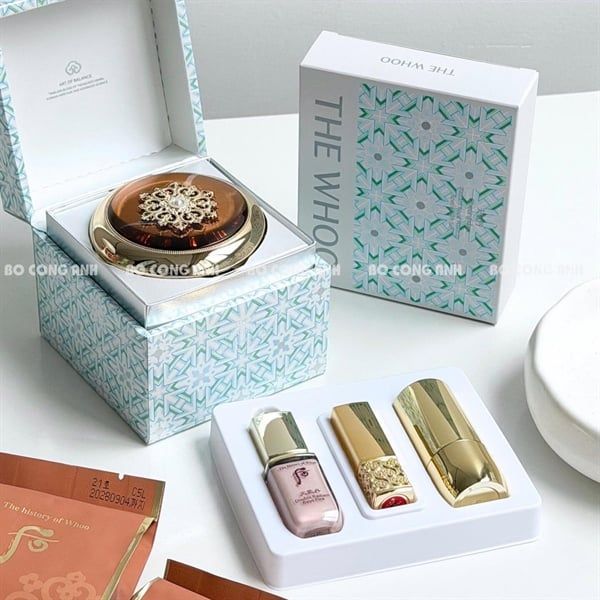 Set Phấn Nước Whoo Tái Sinh Cheongidan Radiant Essence (07/2028)