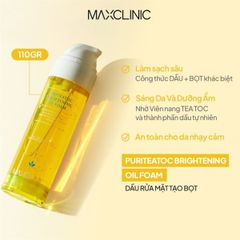 Dầu Rửa Mặt Tạo Bọt Maxclinic 110G