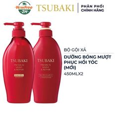 [NK] Cặp Gội Xả Tsubaki Premium Volume & Repair 450ml (25/02/2028)