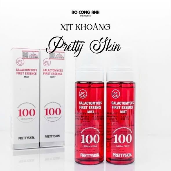 Xịt Khoáng PRETTY SKIN Galactomyces First Essence Mist 100ML