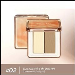 (Mini Size) Phấn Bắt Sáng Và Tạo Khối Judydoll Highlight & Contour 2g (06/2028)