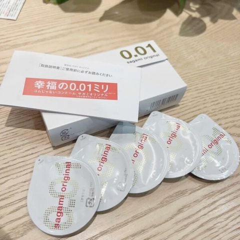 Bao Cao Su Sagami Original 0.01mm Non-Latex Cao Cấp Siêu Mỏng Nhật Bản(7.2030)