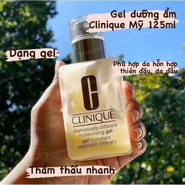 Gel Dưỡng Ẩm Clinique Da Dầu, Mụn, Hỗn Hợp 125ml