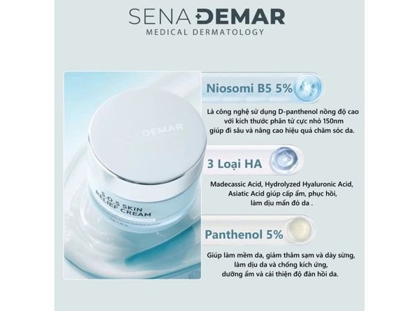 Kem Dưỡng Ẩm Senaderma S.O.S Hàn Quốc (05/2029)